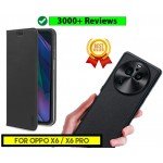 Oppo X6 / X6 Pro Black Book Strap case Top Quality